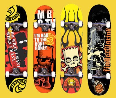 Awesome Bart Skateboards